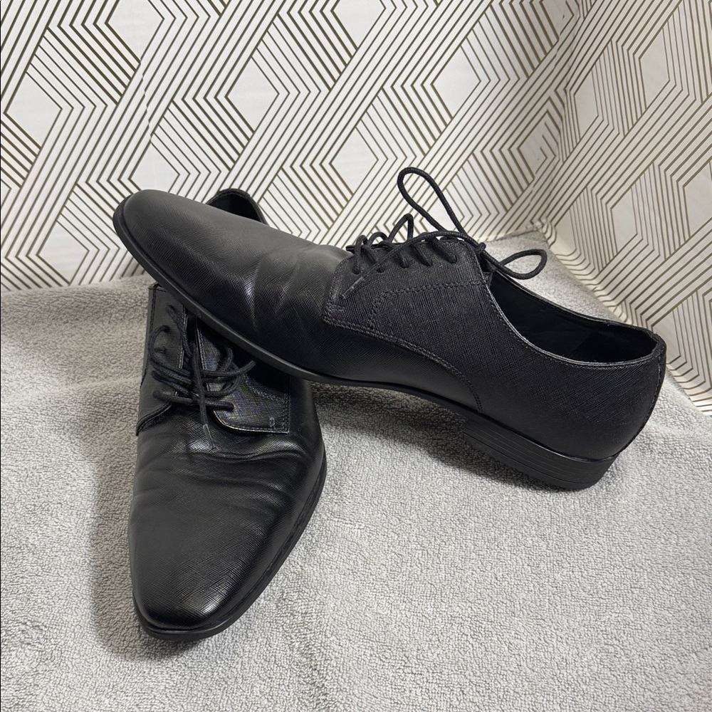 Abound Black Leather Oxfords men’s size 11.5 dress shoes special‎ occasion